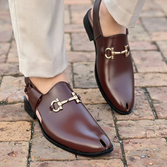 Velario Pure Leather Handmade Kheri-157 Brown