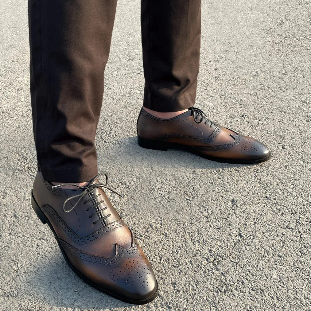 VM Premium Leather Oxford Bronzy - 004