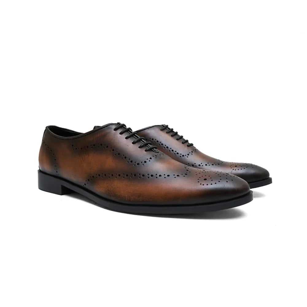 VM Premium Leather Broque Wholecut - 006