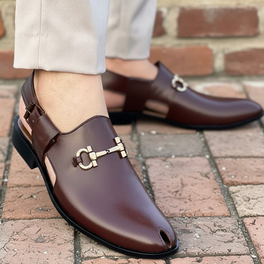 Velario Pure Leather Handmade Kheri-157 Brown