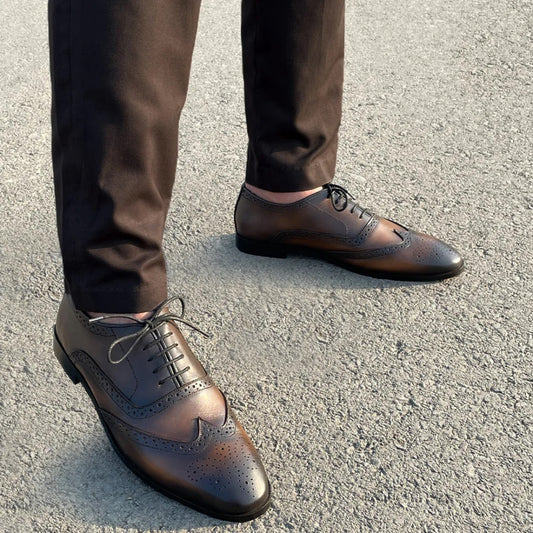 VM Premium Leather Oxford Bronzy - 004